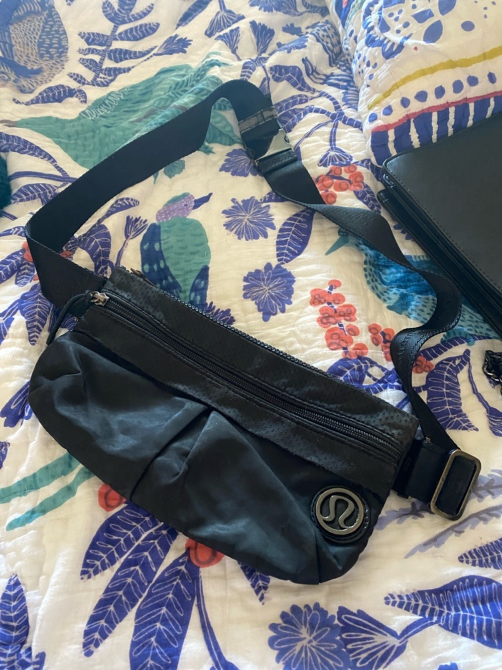 lululemon athletica Black  Waist Pack with Logo